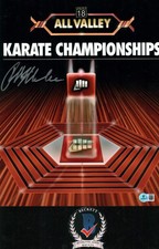 RALPH MACCHIO SIGNED KARATE KID COBRA KAI 11X14 PHOTO BECKETT COA BAS