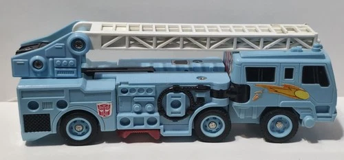 VINTAGE 1986 HASBRO TRANSFORMERS G1 HOT SPOT PROTECTOBOT FIRE TRUCK INCOMPLETE