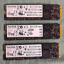 Lof of 3 SanDisk X110 256GB M.2 2280 Internal SSD Laptop/PC SD6SN1M-256G-1006