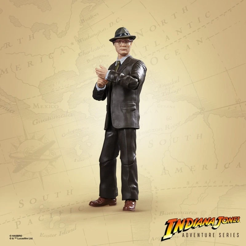 Figura Doctor Jürgen Voller Indiana Jones Adventure Series Hasbro Nueva - Imagen 3 de 4