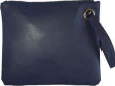 Evening Bags Purse Envelop Clutch Chain Shoulder Womens Wristlet Deep Blue