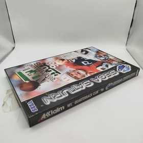 NFL quarterback club 96 game for Sega Saturn complete Pal Italian excellent