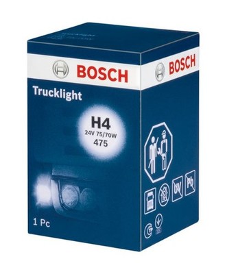 For Bosch 1 987 302 441 light bulb H4 trucklight (1 pcs) 24V 75/70W light bulb