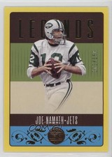2023 Panini Legacy Legends Yellow 101/150 Joe Namath #125 HOF 2o0
