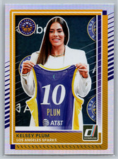 Kelsey Plum 2025 Panini Donruss WNBA Holo #12 Los Angeles Sparks