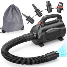 650W Electric Air Pump For Inflatables Powerful Quick Fill With Storage Bag