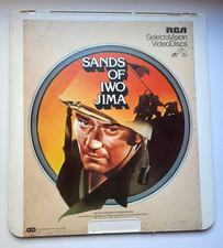 SANDS OF IWO JIM RCA SelectaVision CED VideoDisc John Wayne