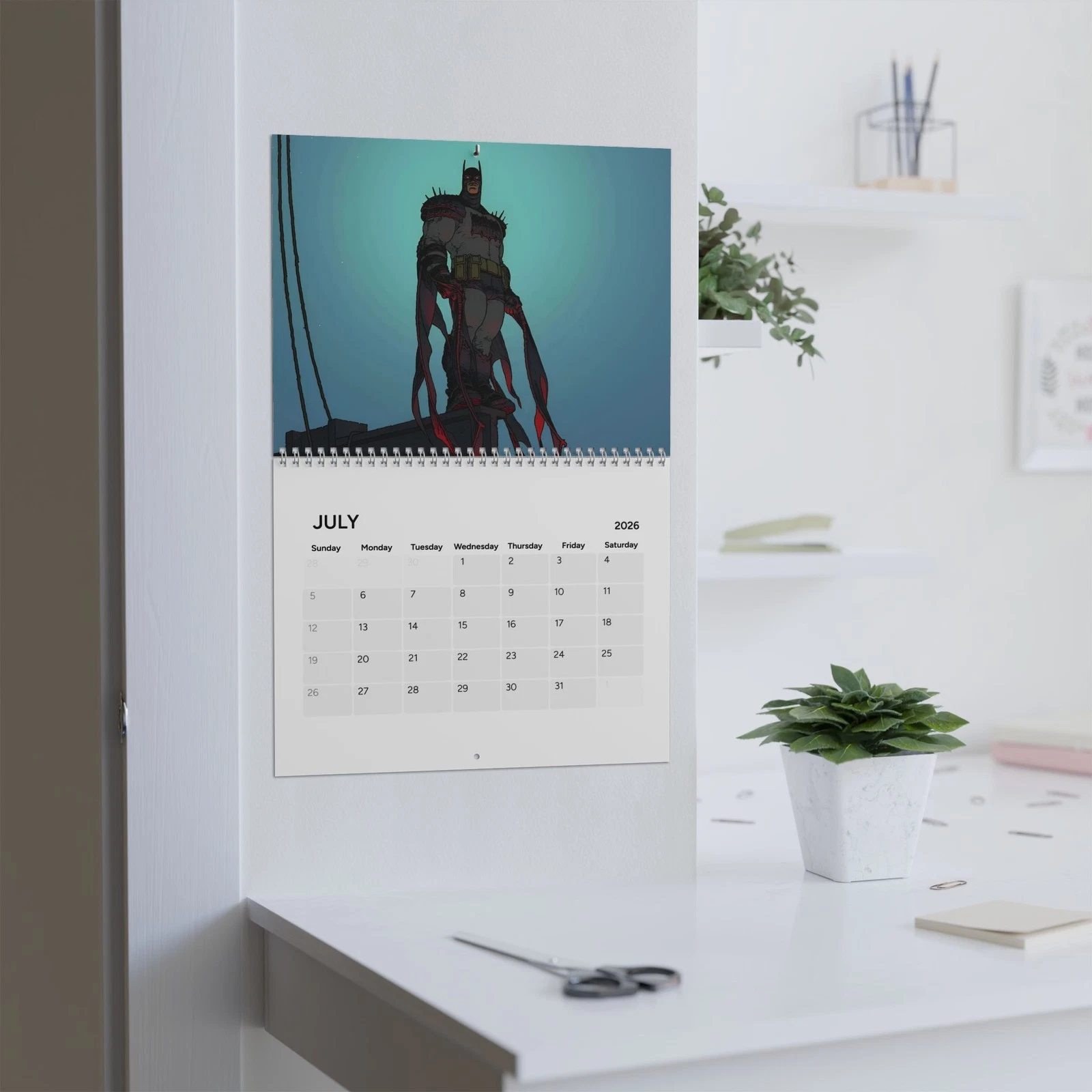 Absolute Batman Calendar (2026) - DC Comics All-In - Bruce Wayne, Gotham City