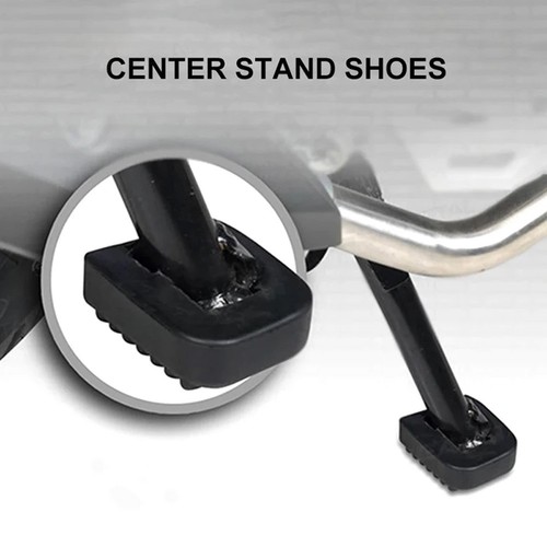 Motorcycle Footrest Base Rubber Pad Plate Base Anti-Slip Bracket Extension Foot - Foto 5 di 11