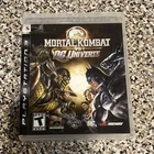Midway Mortal Kombat vs. DC Universe PlayStation 3 Fighting, Manual