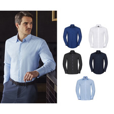 Russell Collection Long sleeve easycare tailored Oxford shirt 0R922M0 - Stiffene