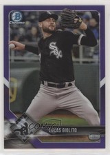 2018 Bowman Chrome Purple Refractor 34/250 Lucas Giolito #18 e2h