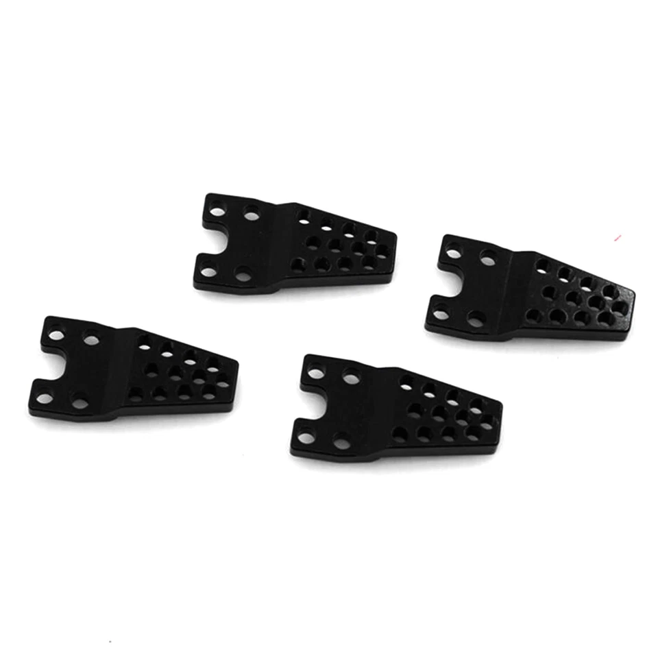 Soporte de choque inferior negro de 4 piezas para oruga axial SCX10 1/10 RC - Imagen 4 de 4