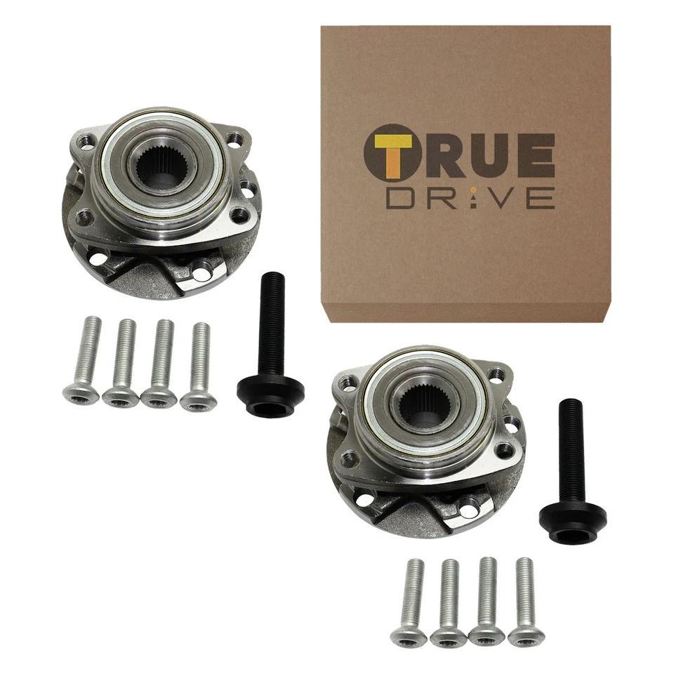 Juego de bujes de rueda 2 ruedas delantero lado conductor y pasajero izquierdo derecho para Audi RS4 S4 Foto 2 de 4