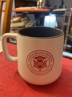 Carnegie Mellon University Logo Pgh. Pa. 1900 Coffee Mug Excellent
