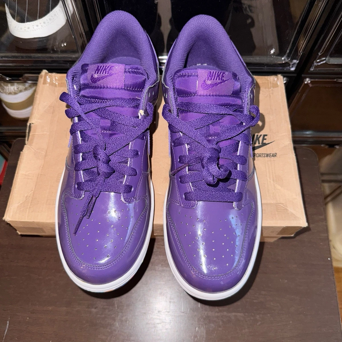 Nike Dunk Low White Club Purple W for sale | eBay