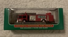 1999 Hess Miniature Fire Truck NIP