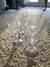 Cristal D'Arques-Durand Chantilly Taille Beaugency Crystal Water Glasses Goblets