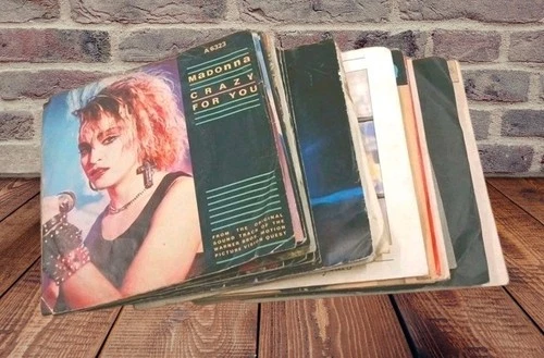 80s 7 Inch Vinyl Singles Collection Madonna Bowie Abba Human League Job Lot UK !