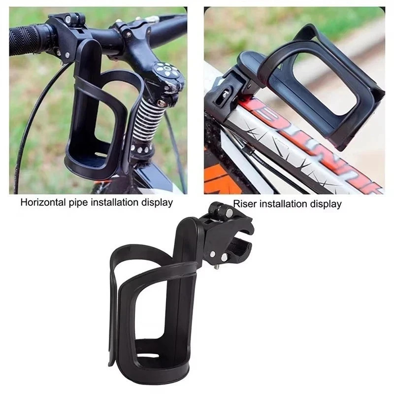 360° Bike Cup Holder For Wheelchair Walker Rollator Bike Stroller Universal