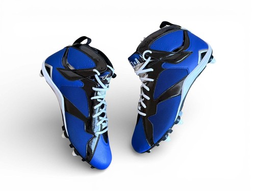 Jordan 7 Detachable Cleats sz 13 Blue/Black-White PE Player Exclusive - 第 3/6 張圖片