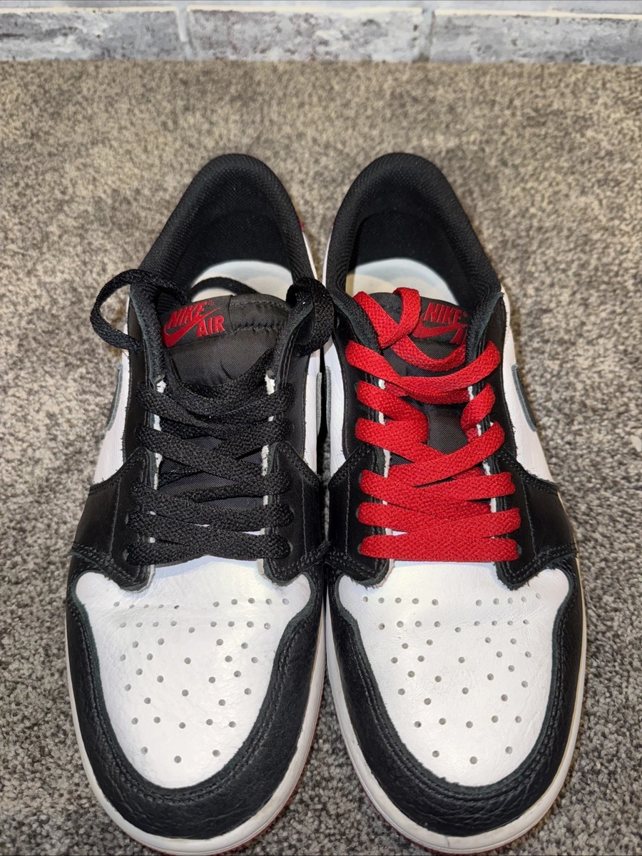 Preços baixos em Jordan 1 Retro OG Low Black Toe | eBay