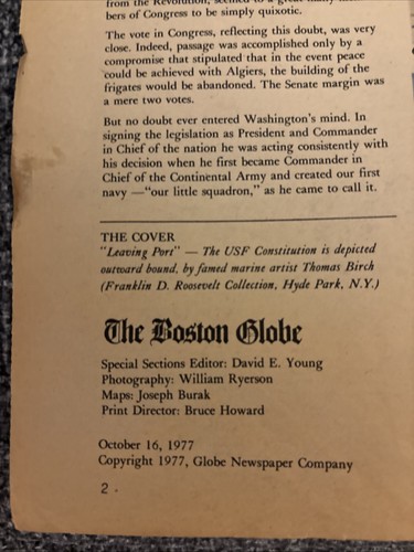 Der Boston Globus "Old Ironsides" Ihre Geburt, Helden und Siege von John Harris - Bild 3 von 8