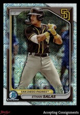 2024 Bowman Chrome Mega Box Prospects #BCP102 Ethan Salas ROOKIE PADRES