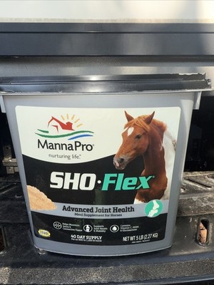 New 40 DAY Sho-Flex; 5 LB Advance Joint Supplement for Horses