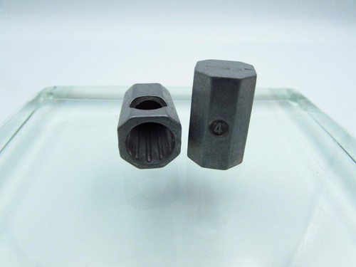 2 CASEMENT WINDOW CRANK HANDLE ADAPTER SLEEVE INSERT #4 3/8" 11 SPLINES