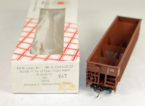 Stewart Hobbies #10032 70 Ton 3-Bay Hopper C&EI #99095 1/87 HO Scale - Picture 3 of 3