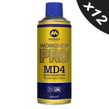 12x MORRIS - 400 ml High Performance Professional Multipurpose Maintenance Spray 16.35 per litre
