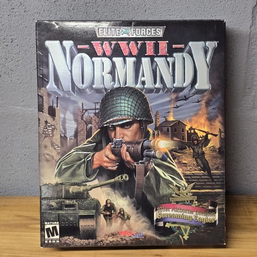 WWII Normandie PC CD-ROM Jeu BIG BOX 2001 M Tireur Seconde Guerre Mondiale 2 - Photo 2/12