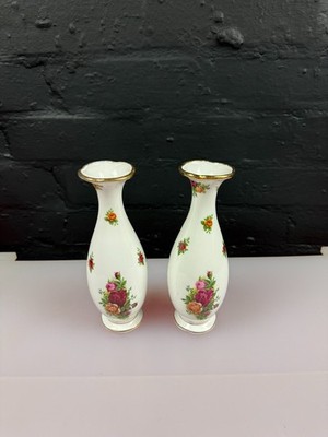 Royal Albert Old Country Roses Knospenvasen 18,5 cm hoch 4er Set vorhanden