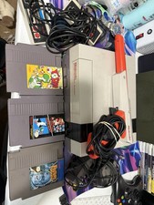 Nintendo NES Gray Console Bundle With Control...