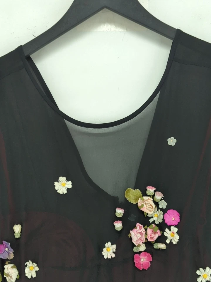 Dolce & Gabbana A-Line Maxi Dress S in Black - Image 3 of 4