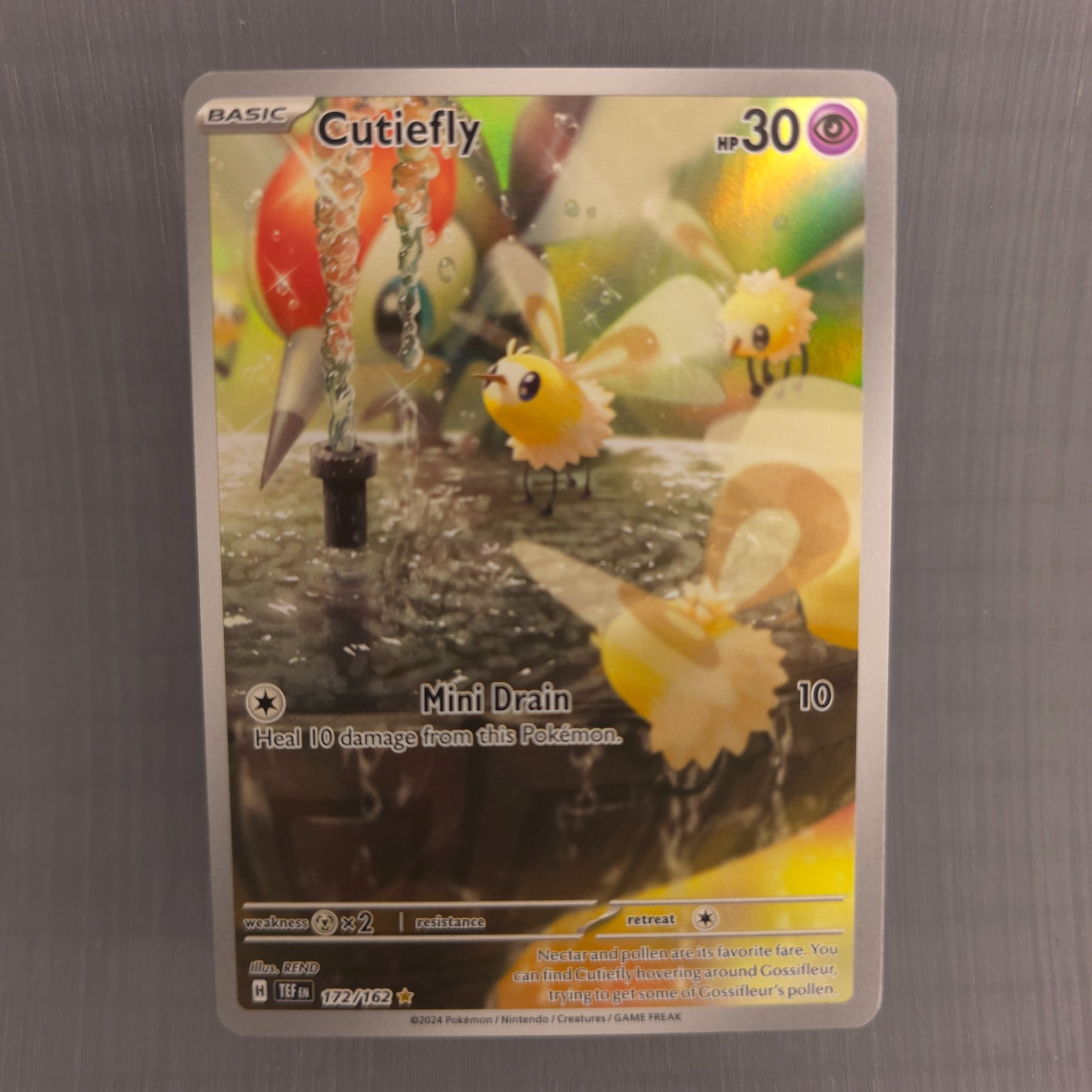 Pokemon TCG Cutiefly 172/162 SV05: Temporal Forces Holo NM/M