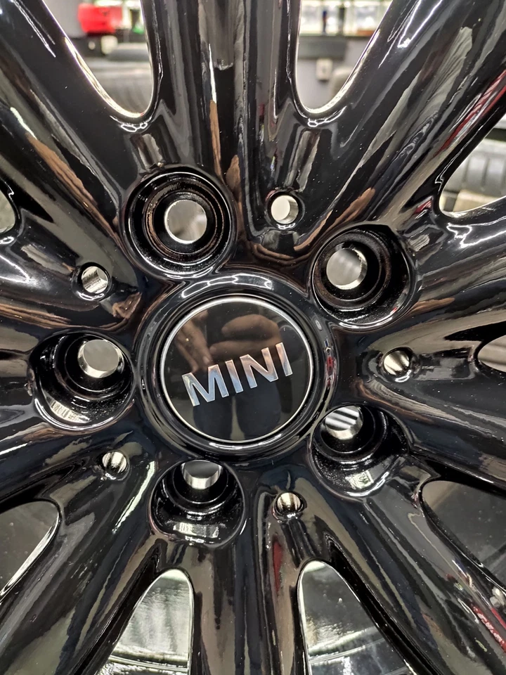17 ZOLL SCHWARZE MINI FELGEN F55 F56 WINTERRÄDER WINTERREIFEN 205/45 R17 88V - Bild 2 von 4