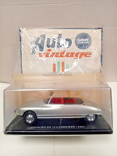 AUTO VINTAGE N.87 CITROEN DS 19 CABRIOLET 1963 -SCALA 1:24 EUROPE COLLECTION