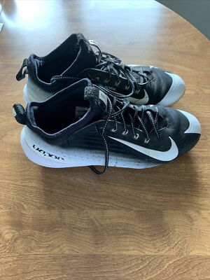 Nike Lunar Trout Vapor Mike Trout White & Black Men s Size 12 Baseball Cleats