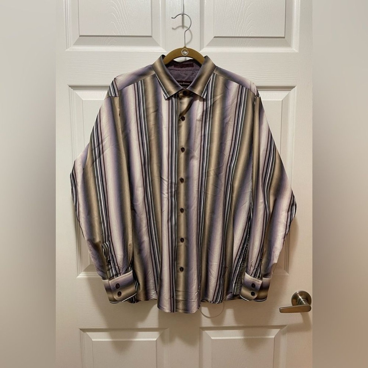 knee length dresses for ladies Tommy Bahama Men's Coastline Cord Stretch Harbor Check Shirt - Island Navy main image 0