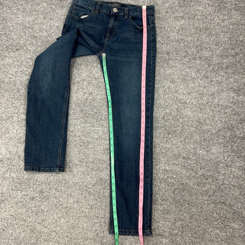 Silver Jeans Girls Youth 14 Blue Denim Triple 5 Straight Leg Stretch Mid Rise - Picture 5 of 10