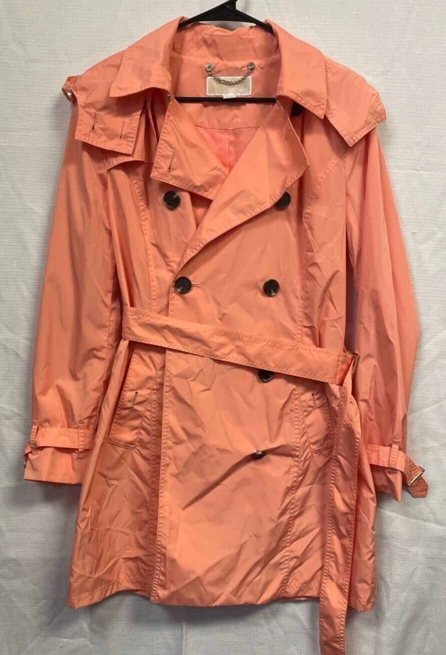 Michael Kors Trench donna fiore deserto Taglia media da donna Nuovo con etichette