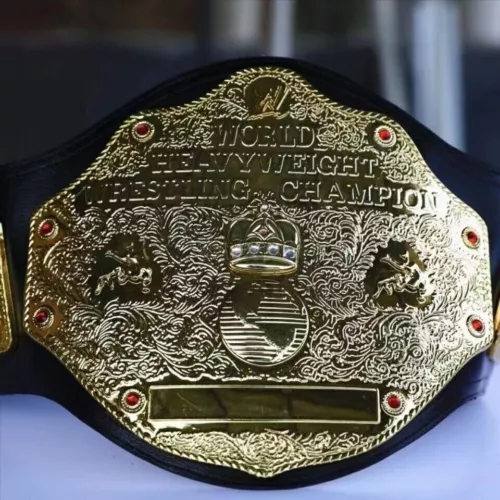 Replica Model World Heavyweight Big Gold Championship Wrestler Champion wwe Belt - Picture 4 of 10