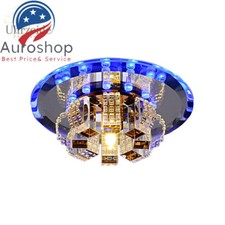 K9 Modern Crystal Flush Mount LED Ceiling Lamp Chandelier Pendant Light Fixture