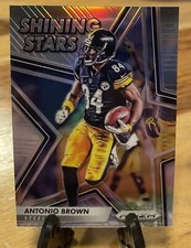 2016 Prizm- Antonio Brown -Shining Stars -Silver Holo - Beautiful Card!