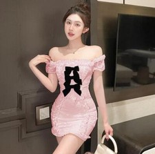 Womens 2024 New French Fashion Butterfly Knot lace fresh sweet cute short dress