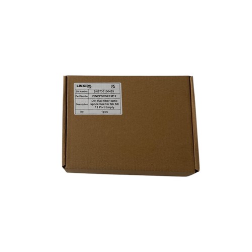 Boîte d'épissure fibre optique DIN Rail pour SC SX 12 ports vide - Photo 2/6