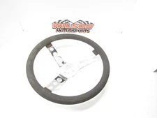 13 1/4" Chrome Foam Grip 3 Spoke Steering Wheel STREETROD CAL CUSTOM RAT ROD