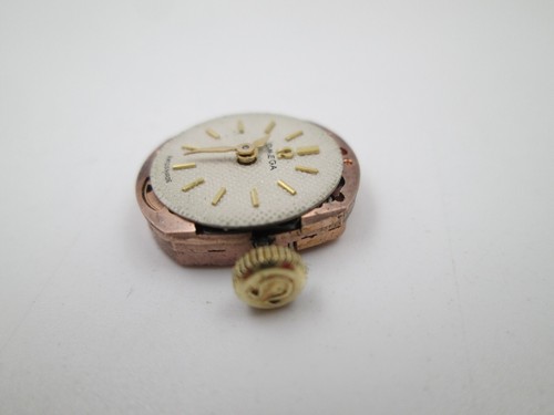 Máquina y esfera Omega mujer. Cuerda manual. 17 gemas. Calibre 483. Dial blanco - Imagen 3 de 7
